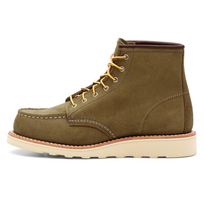 Damen Moc Boot Rauleder, Oliv