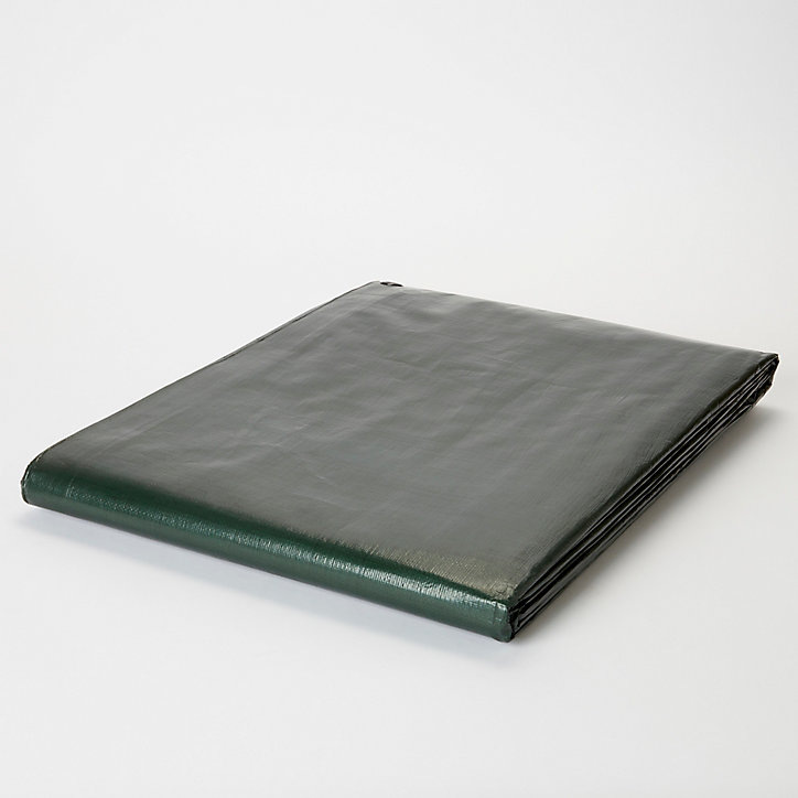 Bâche lourde réversible vert marron 4 x 5 m