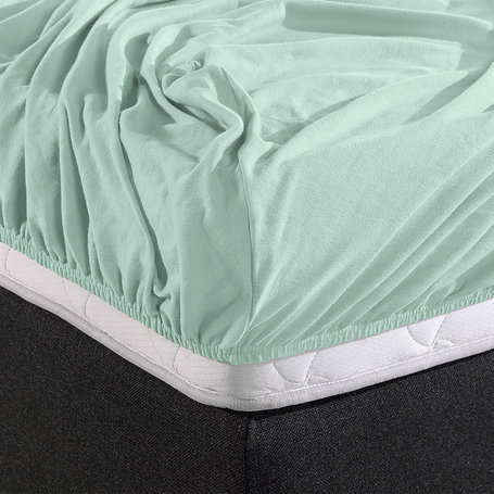 HC Dubbel Jersey Hoeslaken - Pastel Blauw
