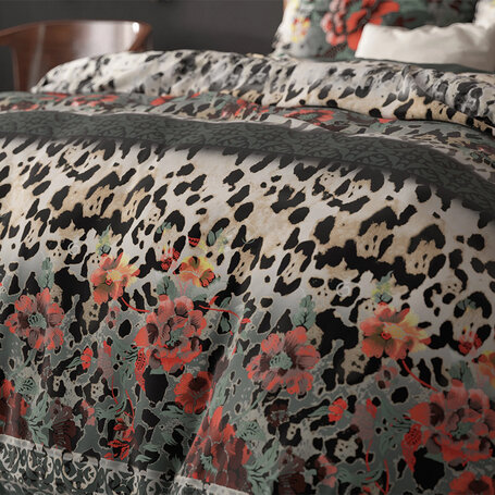 Dekbedovertrek Panther Lace - Antraciet