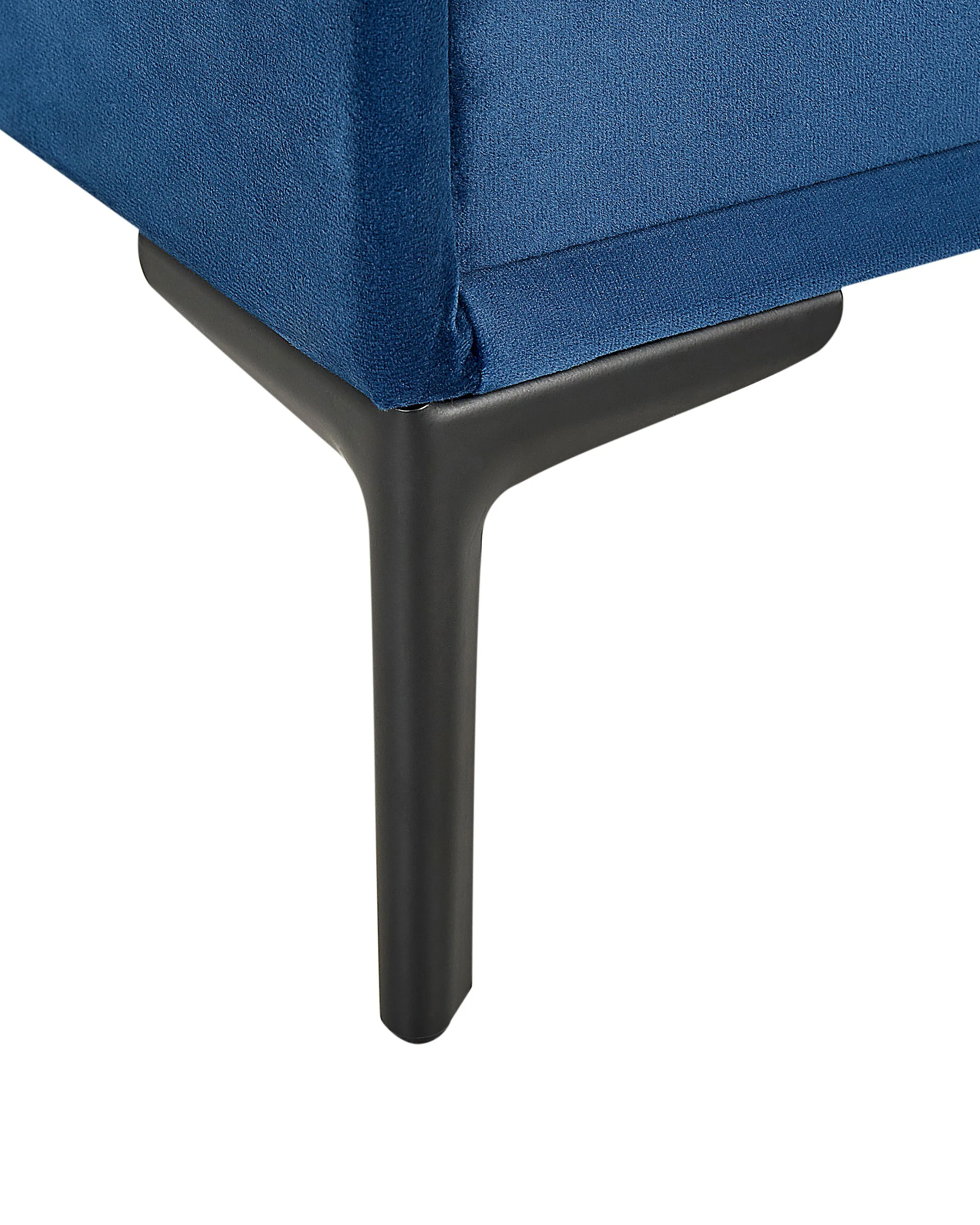 Nachtkastje met 2 lades SEZANNE Fluweel Marineblauw