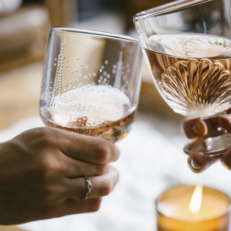 Lot de 4 verres à pied, PARISIENNE La Rochère