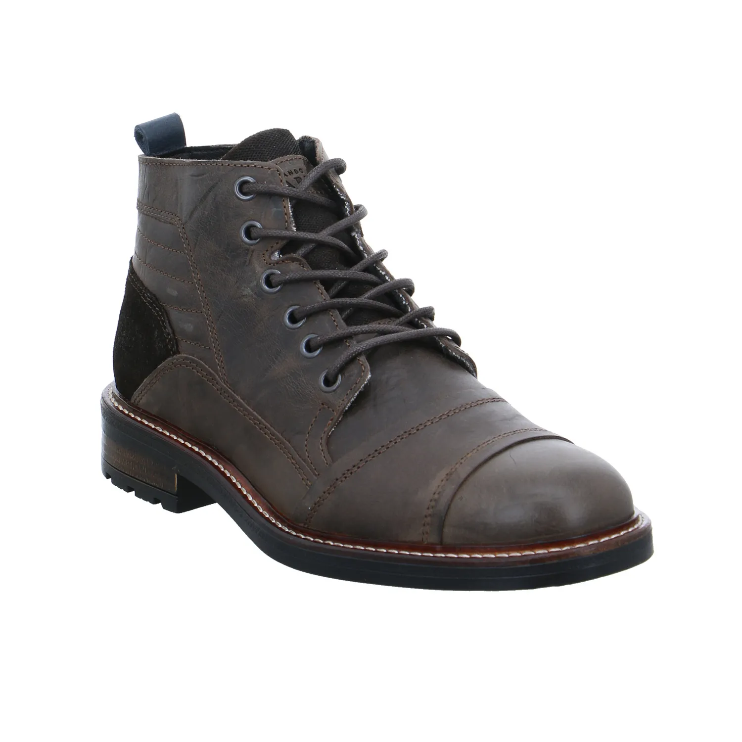 FERNANDO STRAPPA Boots Braun Leder