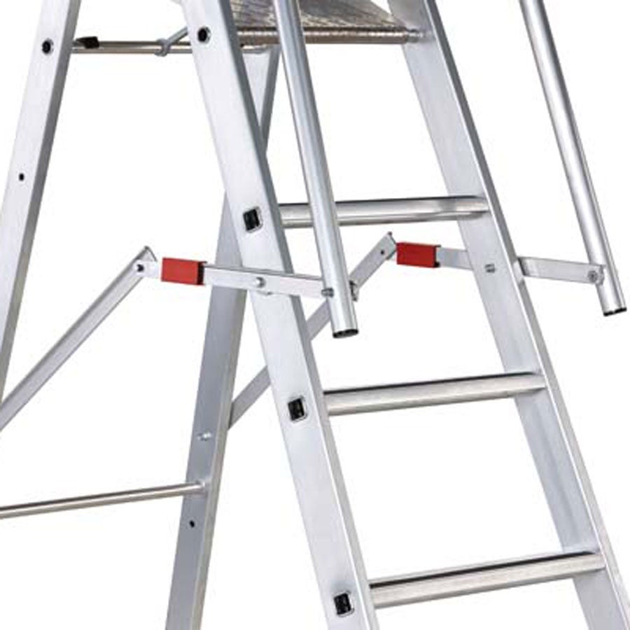 Zarges ZAP Safemaster S trap met groot platform, 9 treden