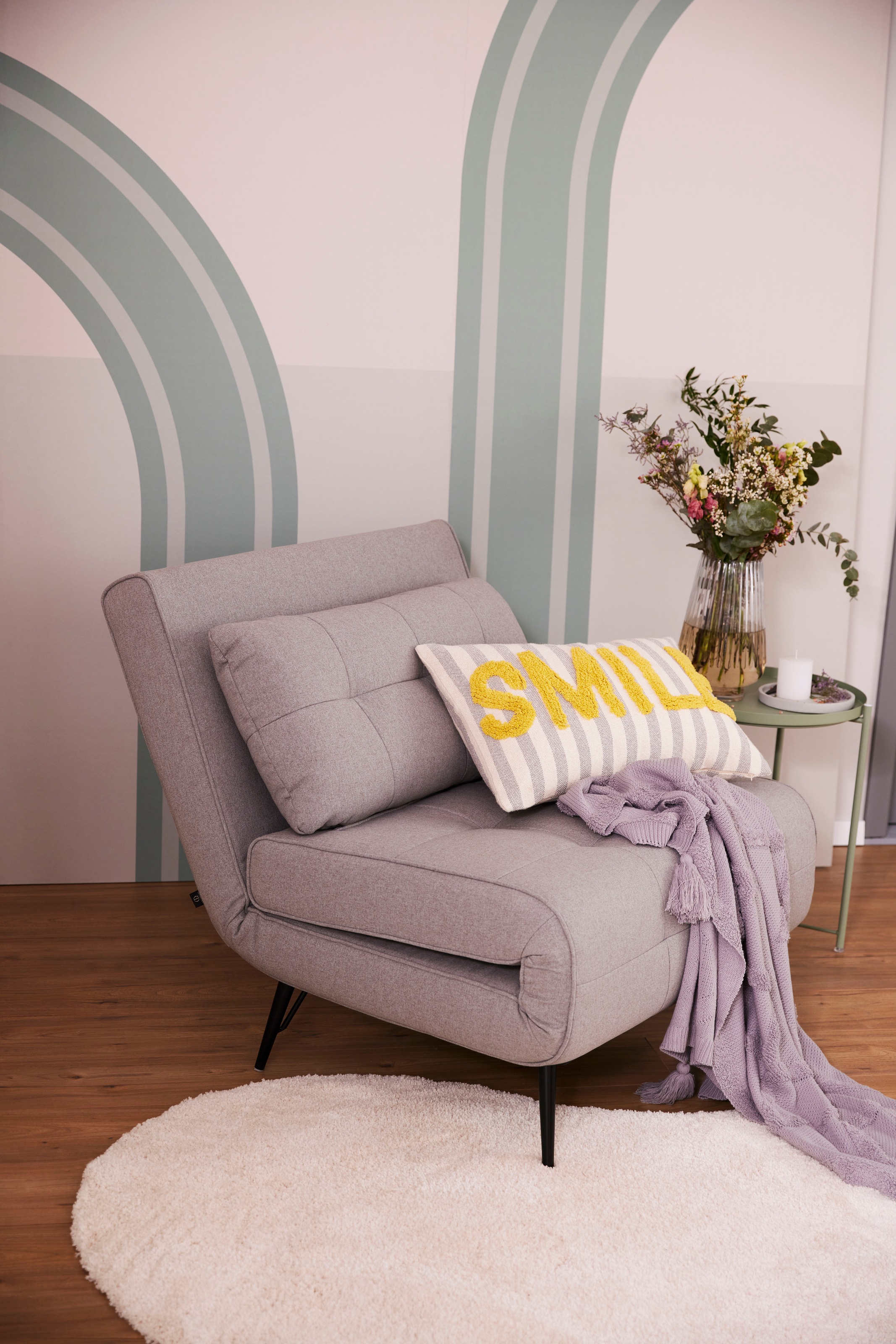 LeGer Home by Lena Gercke Hochflor-Teppich »Halrum, einfarbig, besondere Form, modern« organische Form, bean shape, kuschelig, Wohnzimmer, Schlafzimmer
