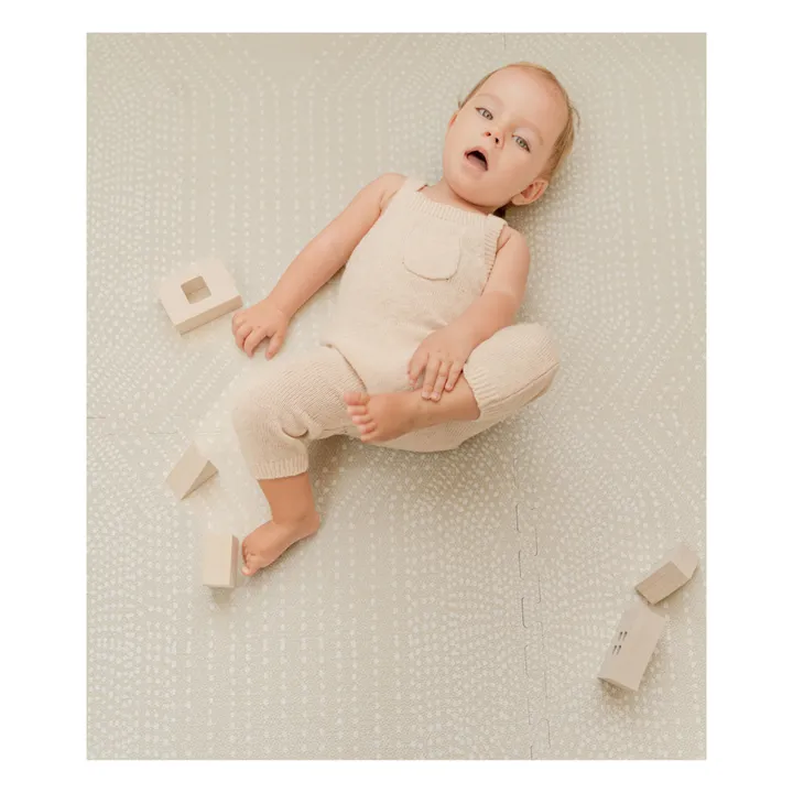 Toddlekind Tapis de jeu modulable Deco | Blanc/Écru