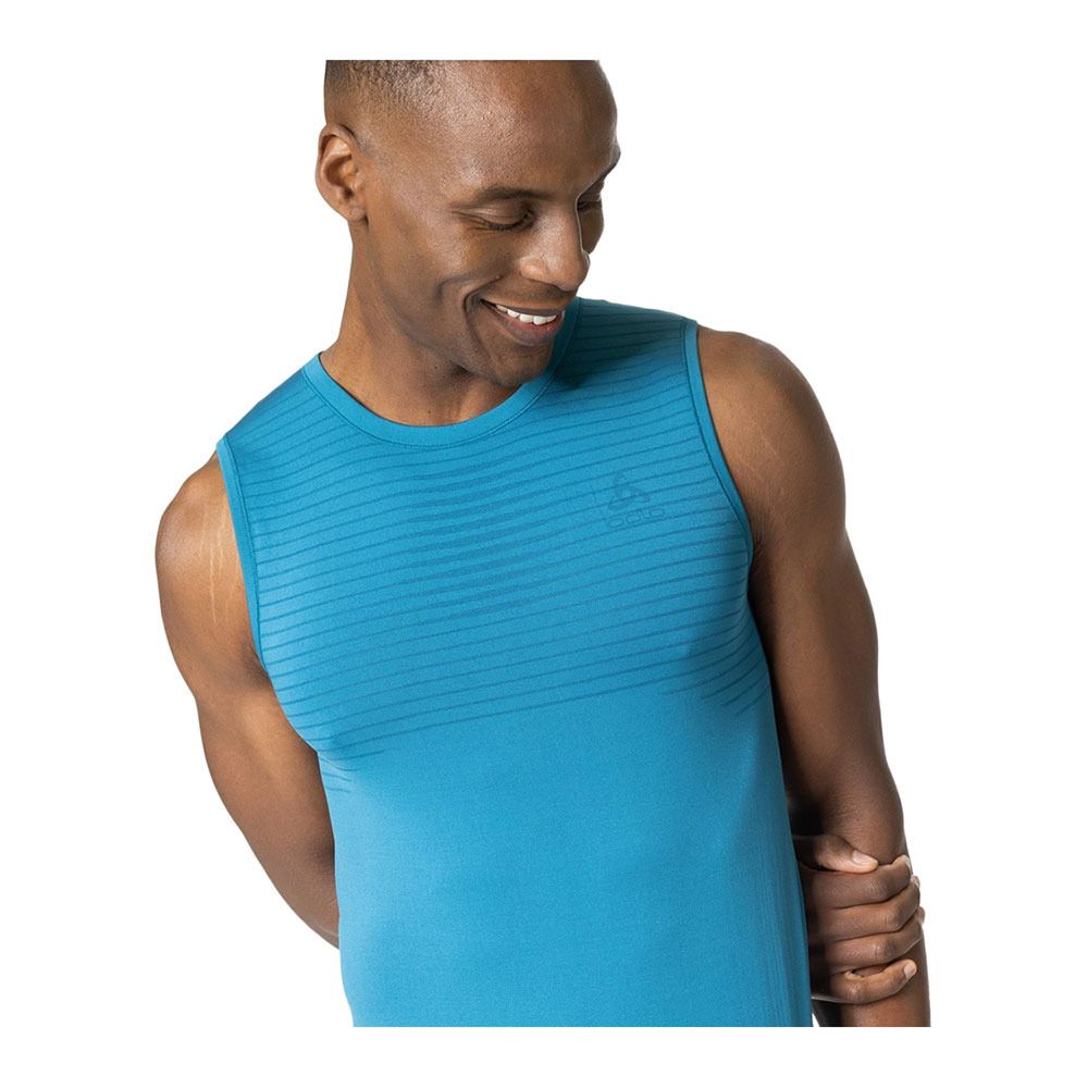 Odlo PERFORMANCE X-LIGHT ECO - Débardeur Homme saxony blue