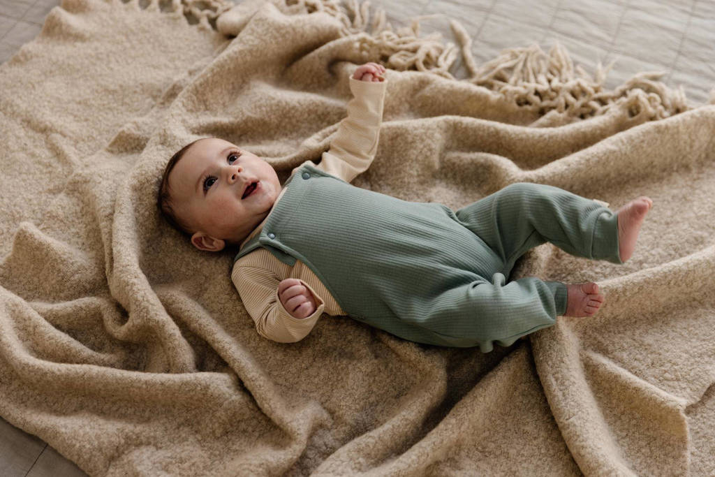 LEVV baby boxpak LNEONOS van katoen groen