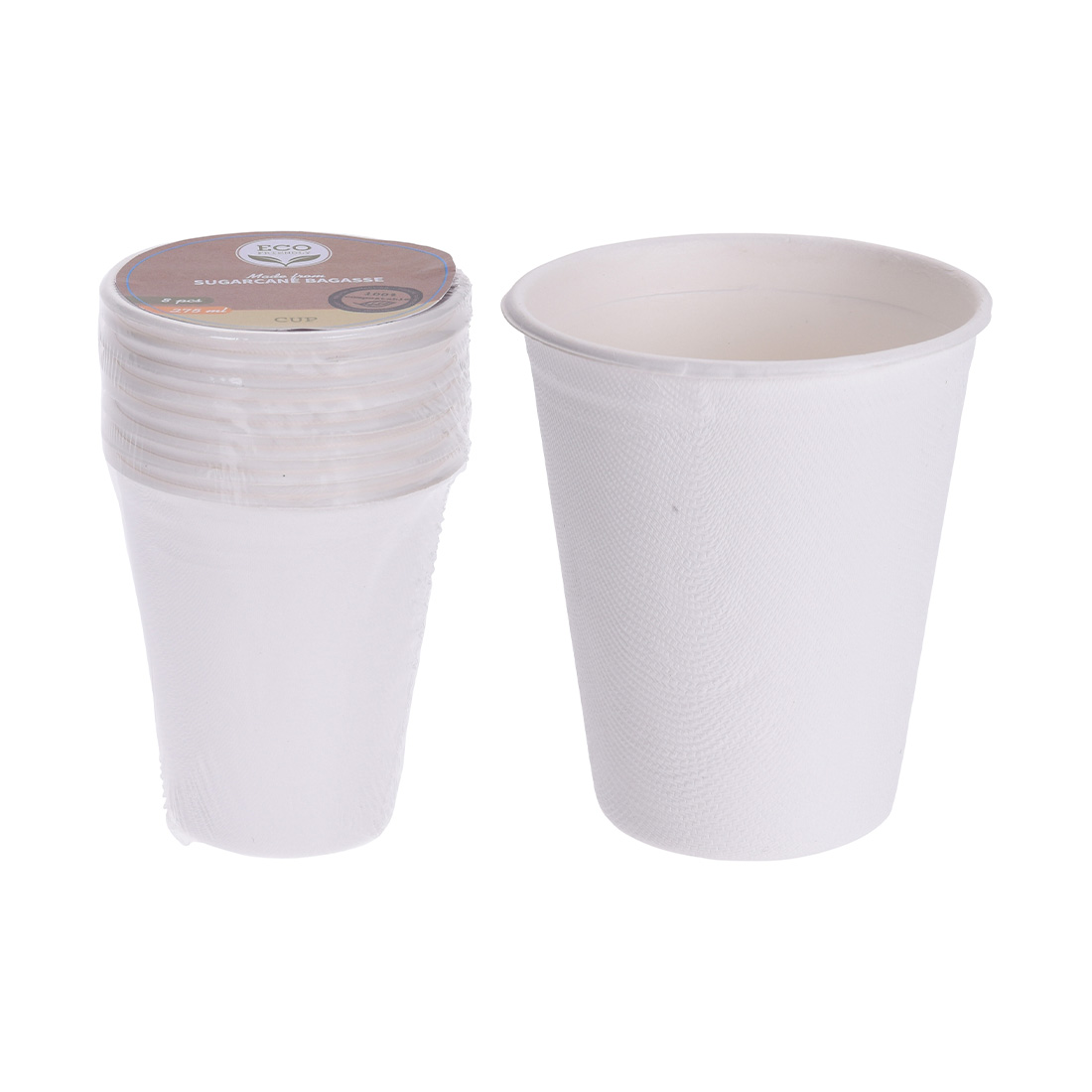 FS-STAR Becher Bagasse à 275 ml 8 Stk.