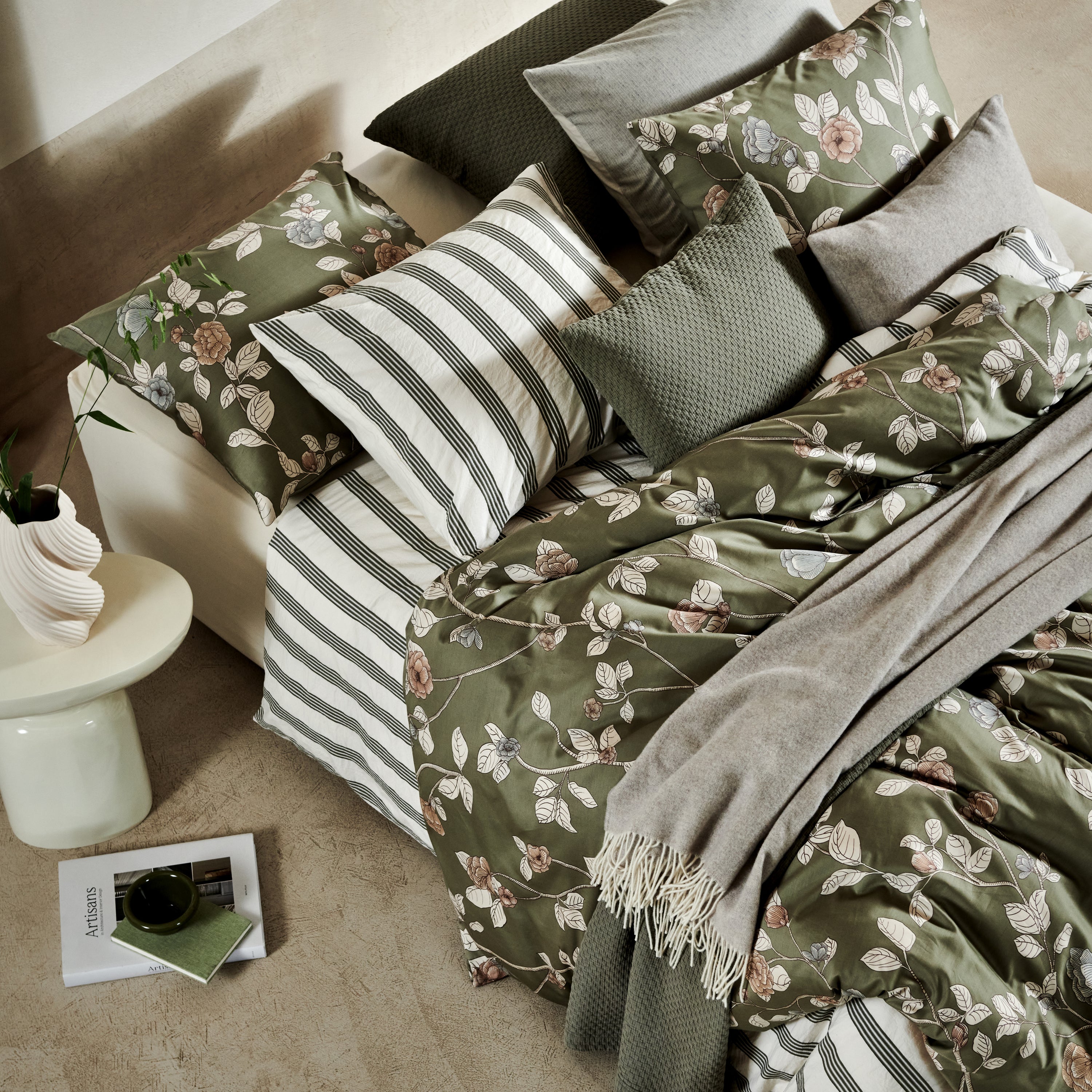 Vandyck Pure 94 Dekbedovertrek 240 x 200/220 cm - Thyme