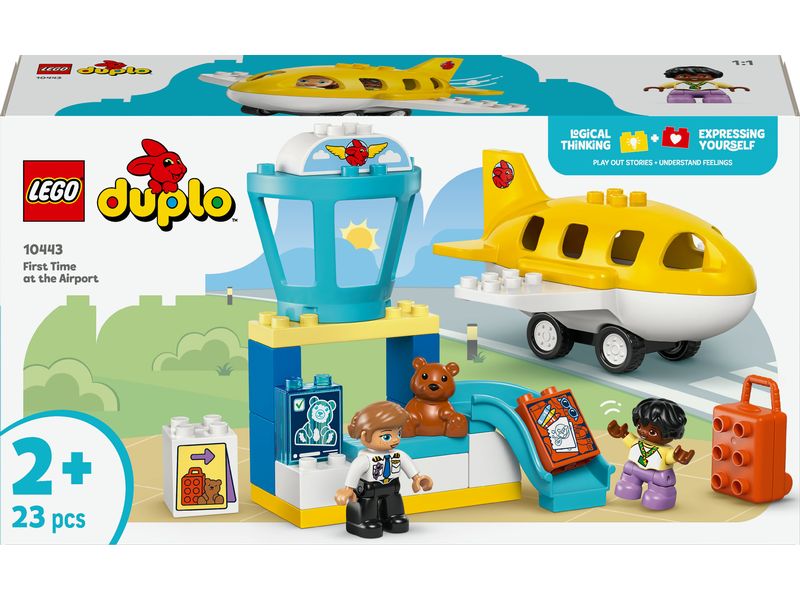 LEGO® DUPLO® Erster Besuch im Flughafen 10443 Flughafenspielset für ein fantasievolles Spielerlebnis