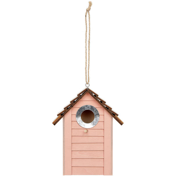 Blokker vogelhuisje roze