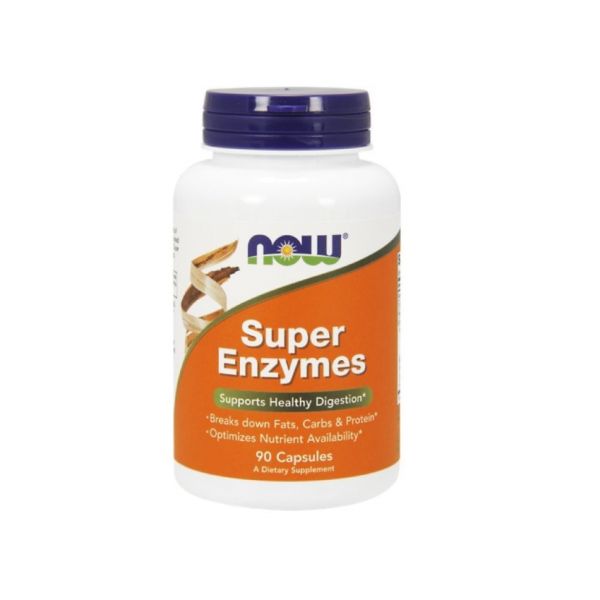 Now Super Enzymes 90 Cápsulas