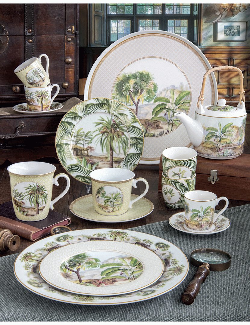 Set of 6 Dessert Plates 19cm CEYLON