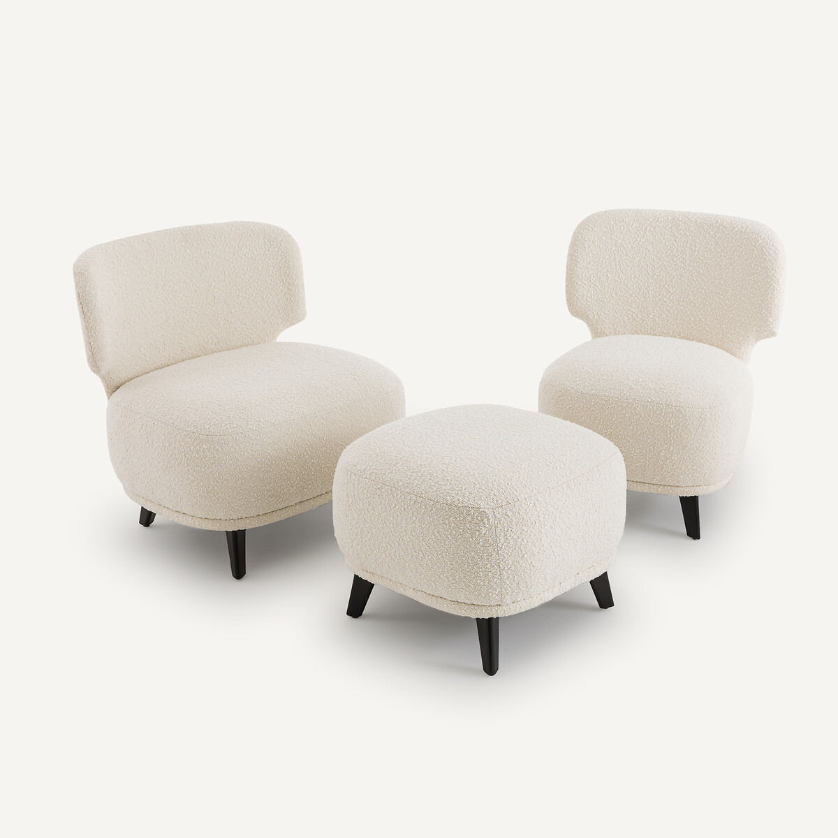 AM.PM<br>Puf em bouclette, design Odalie de E. Gallina