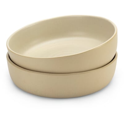 Große Suppenschüssel (2 Stück), Natur-Beige