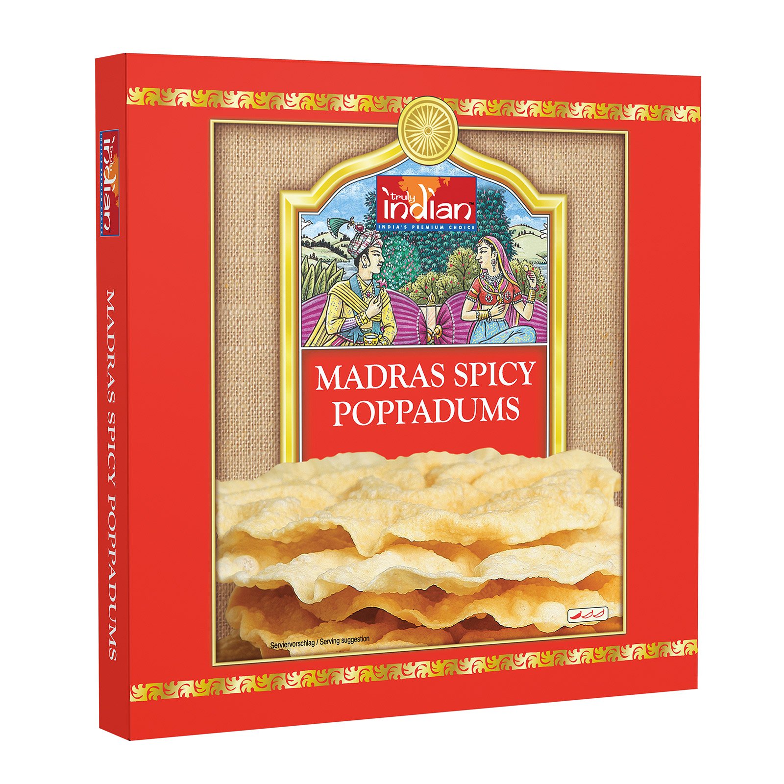 Truly Indian Poppadums gewürzt