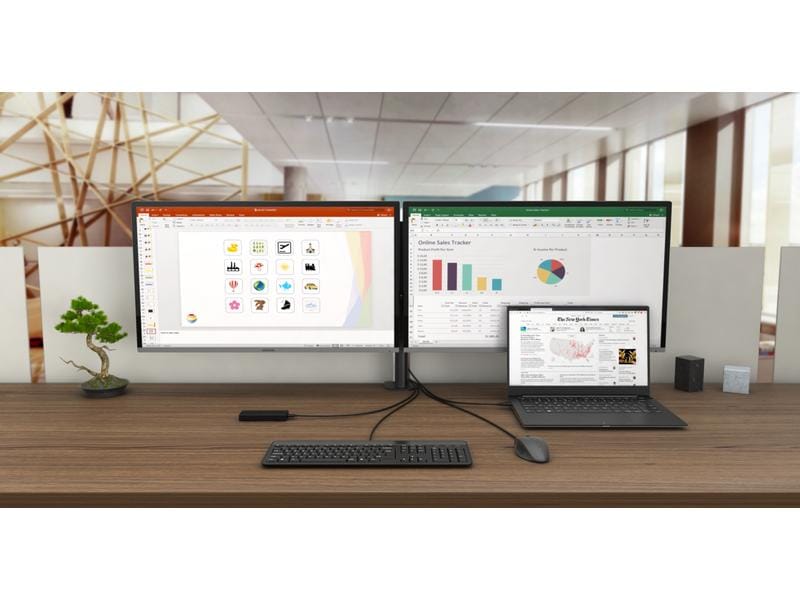i-tec Dockingstation USB-C Dual 4K PD 100W inkl. Netzteil Universal-Dockingstation mit PowerDelivery und zwei Display-Anschlüssen
