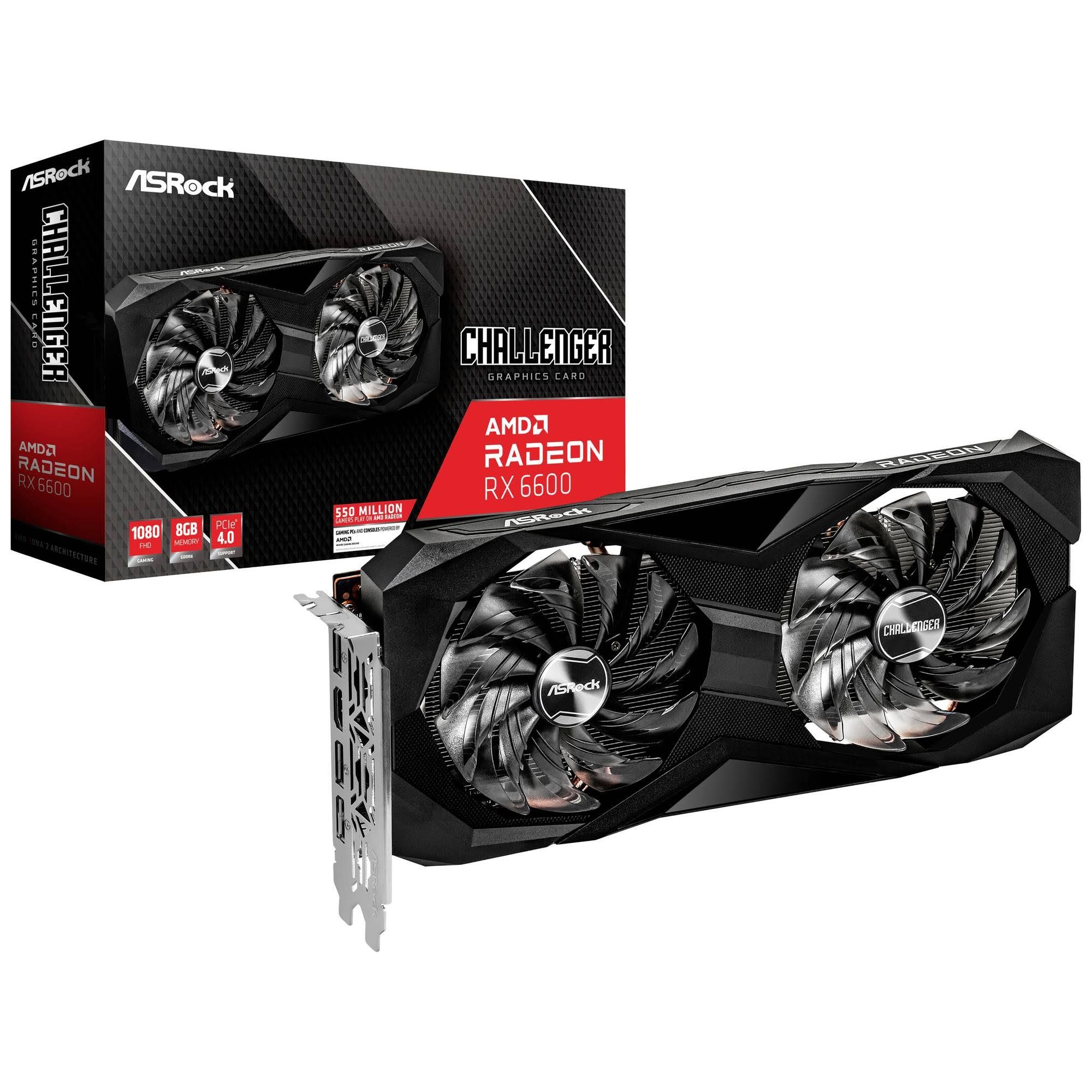 ASRock RX 6600 8GB CLD Challenger D gddr6