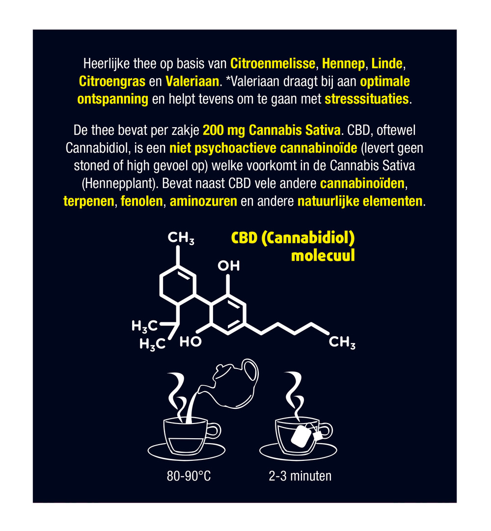 Lucovitaal CBD Hennep Thee (20 zakjes)