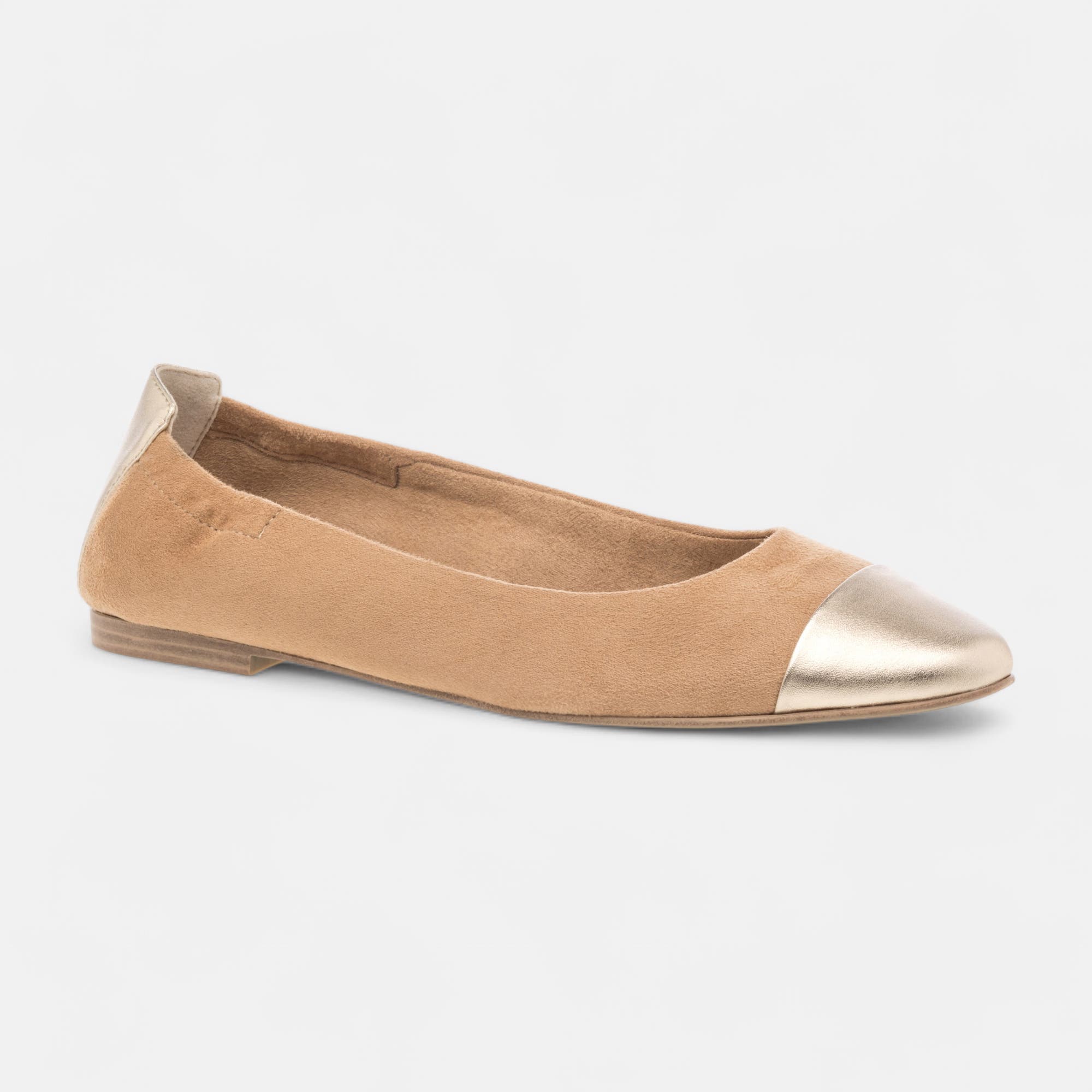 Ballerines Femme camel