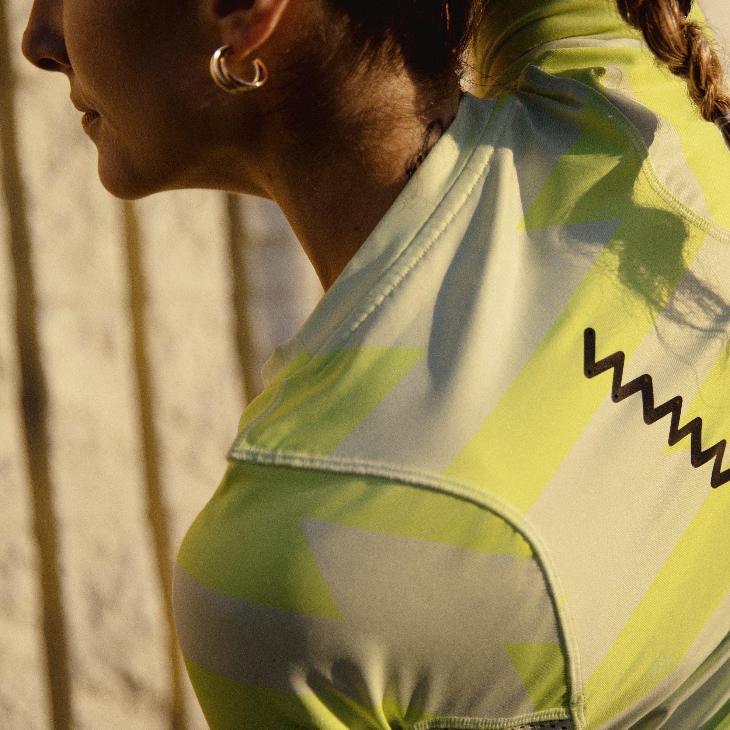 adidas Fast Allover Print T Shirt Womens