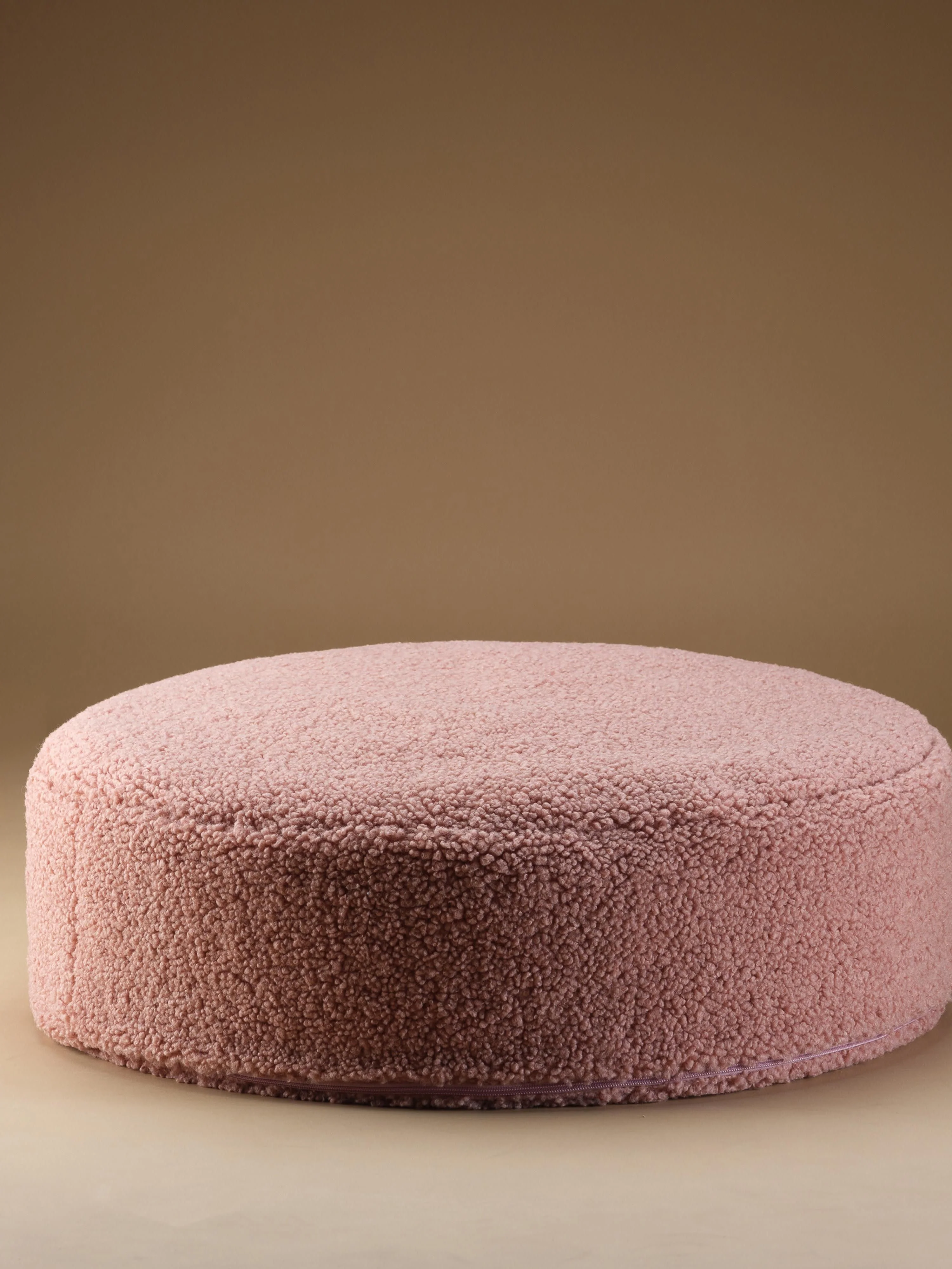 Kinderpoef Sugar uit teddy, Ø 65 cm