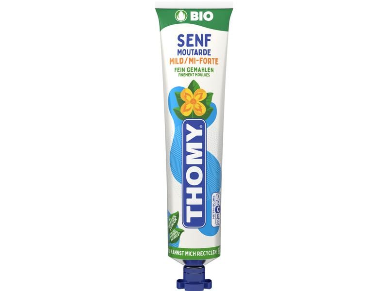 Thomy Senf Bio mild 200 g Köstlicher Senf in Bioqualität