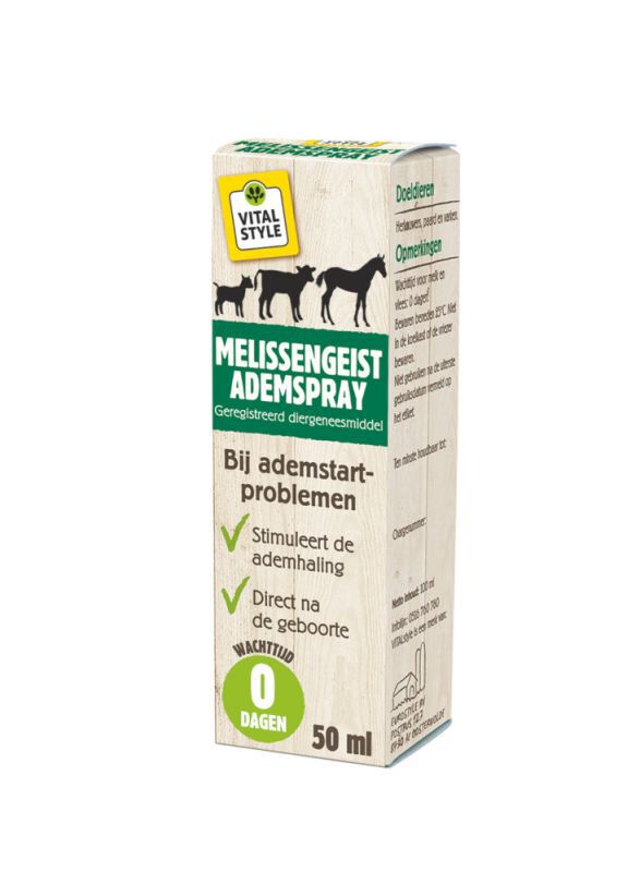 VITALstyle Melissengeist Ademspray - Energie stimulans - 50 Milliliter