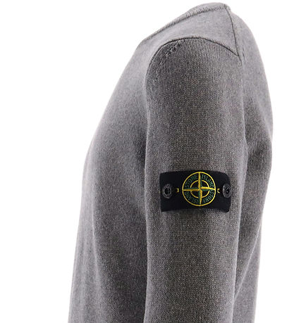 Stone Island Bluse - Strick - Grau Meliert