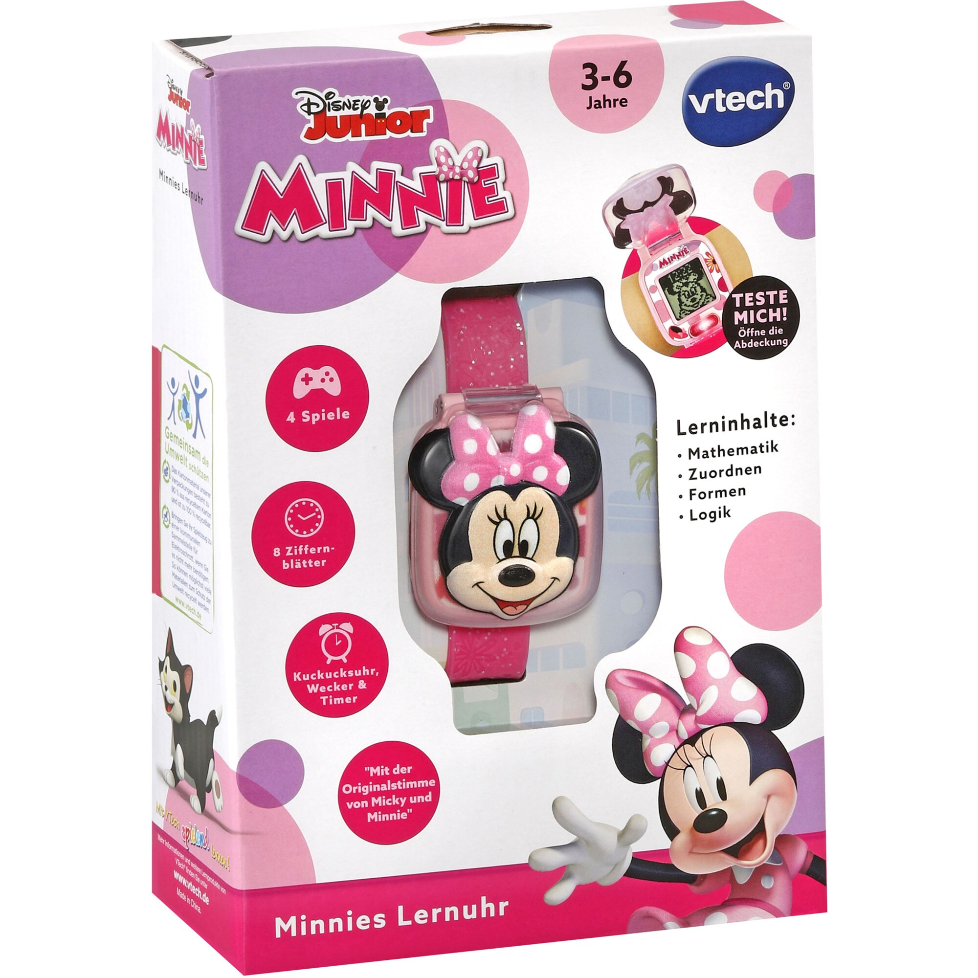 Vtech Armbanduhr Vtech Minnies Lernuhr