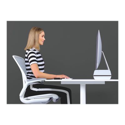 Leitz Ergo WOW - support écran - blanc et noir