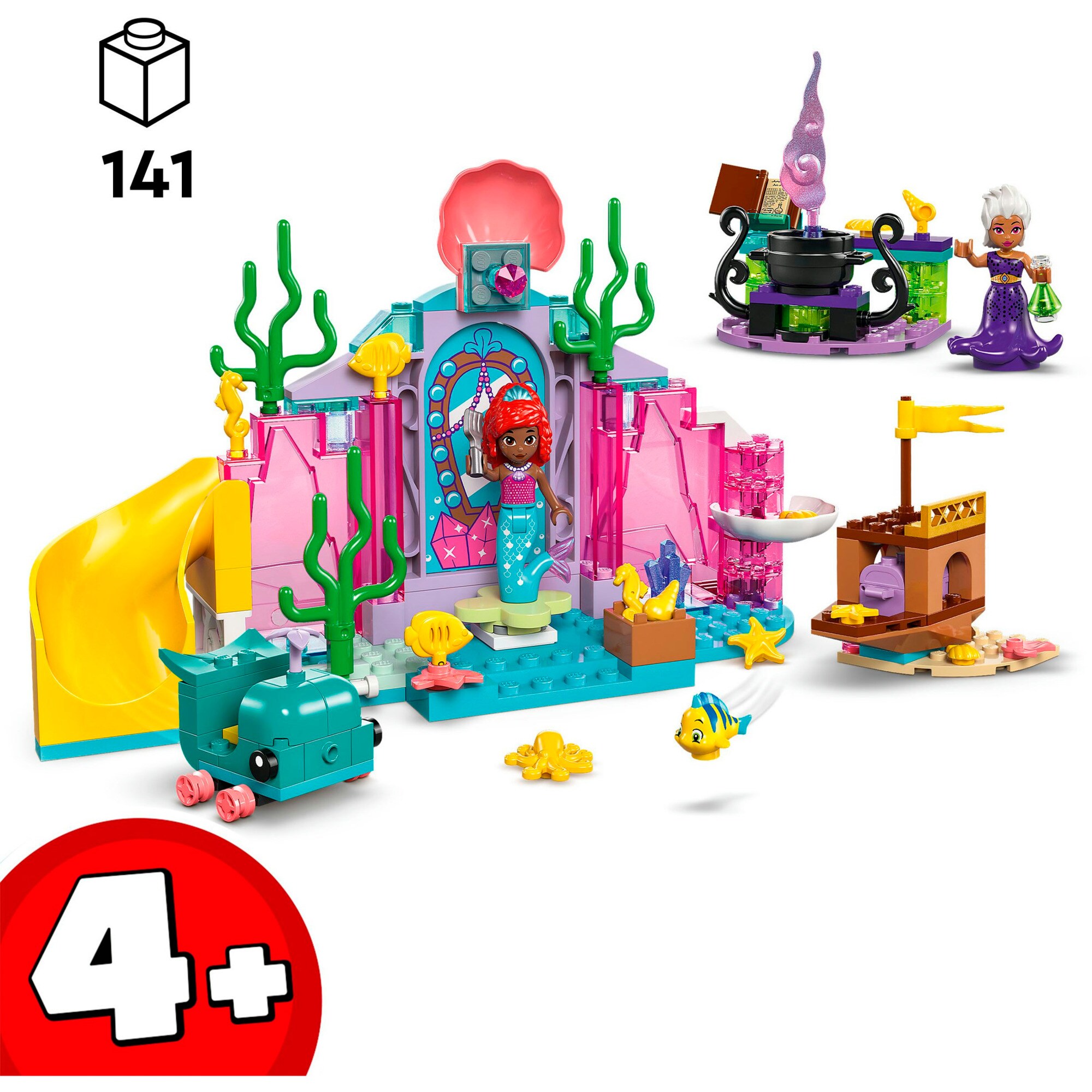LEGO Konstruktionsspielzeug Disney Princess Arielles Kristallhöhle