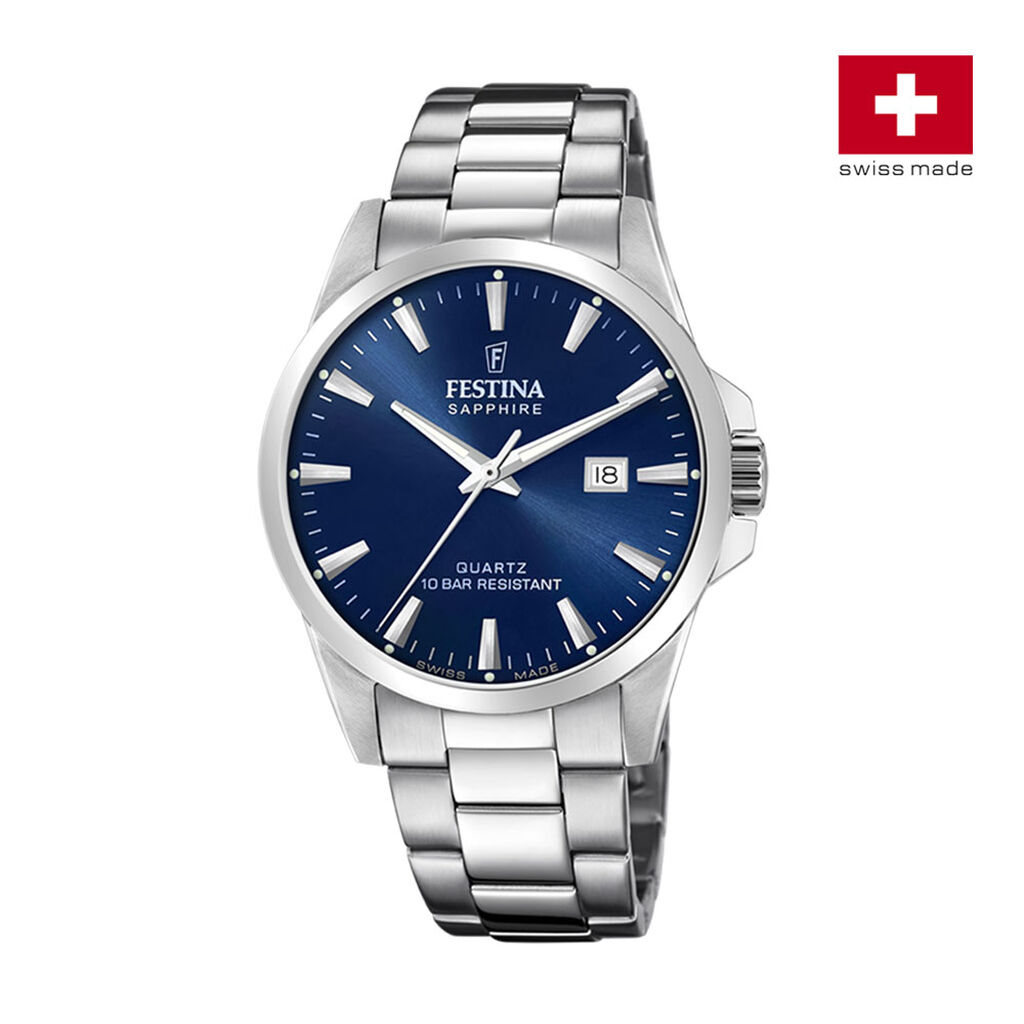 Montre Festina Swiss Made Bleu London