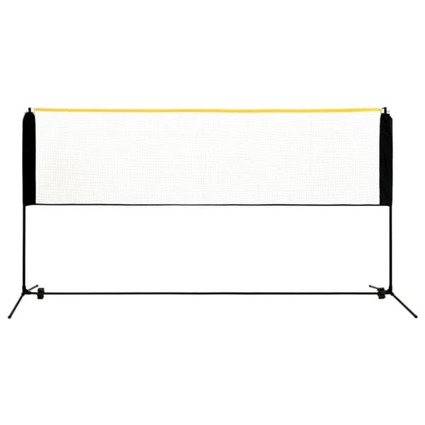 vidaXL Justerbart badmintonnett 300x103x94-158 cm metall