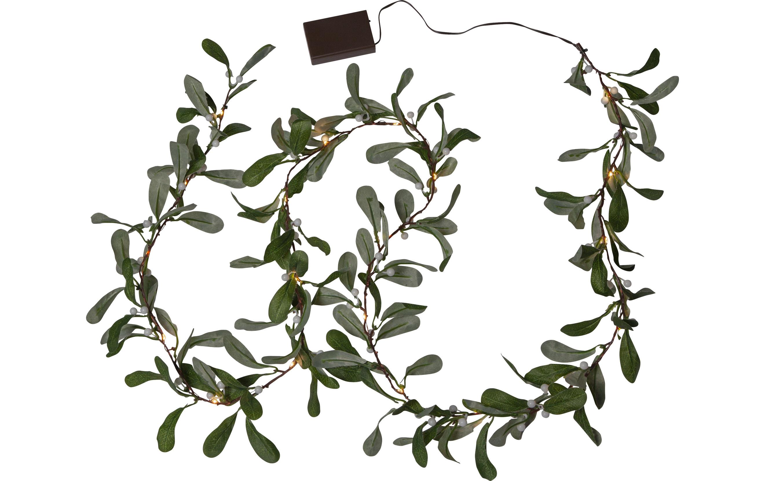 Girlande LED Mistel, 180 cm, GrünLED Weihnachtsdekoration