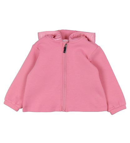 Emporio Armani Hosen/Cardigan - Flamingo m. Logo-Streifen