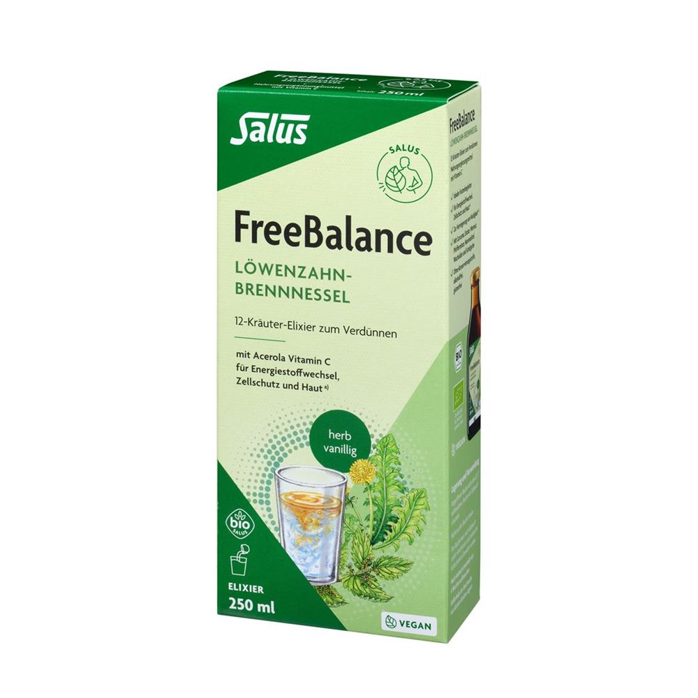 SALUS FreeBalance Löwenzahn-Brennnessel Elixier Elix Bio Fl 250 ml