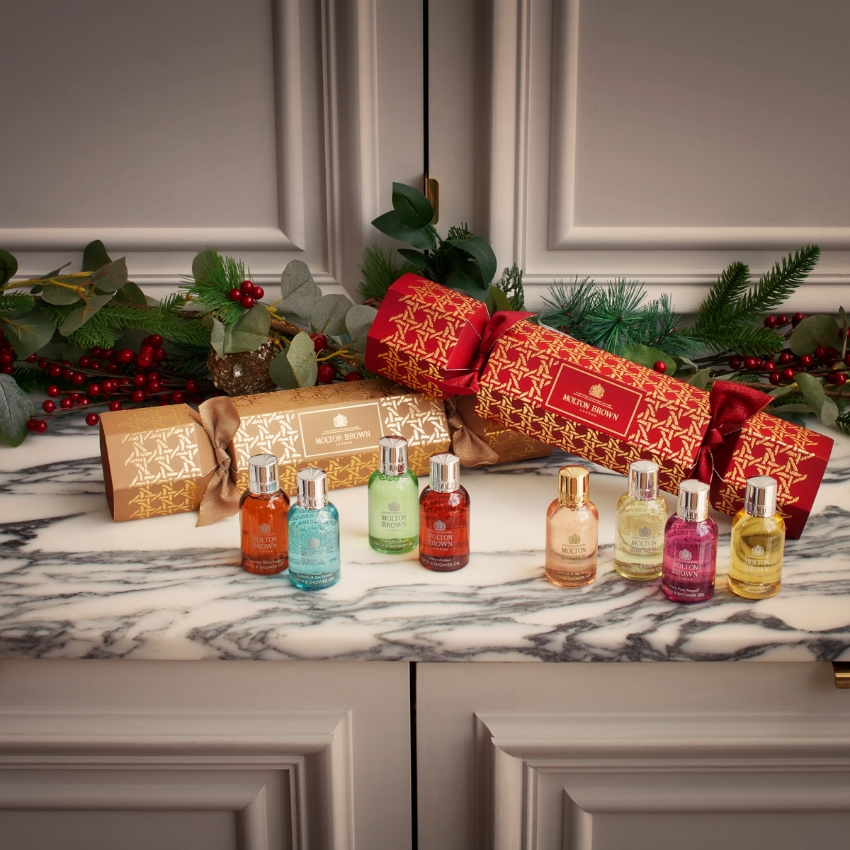 Molton Brown Floral &  Citrus Cracker Coffret 4 Gels Douche