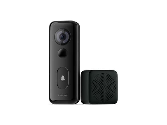 Xiaomi Mi Smart Doorbell 3S - Smart dørbjelle og ringeklokke - med kamera - trådløs - 802.11b/g/n, 433 MHz RF-protokoll - 2.4 Ghz