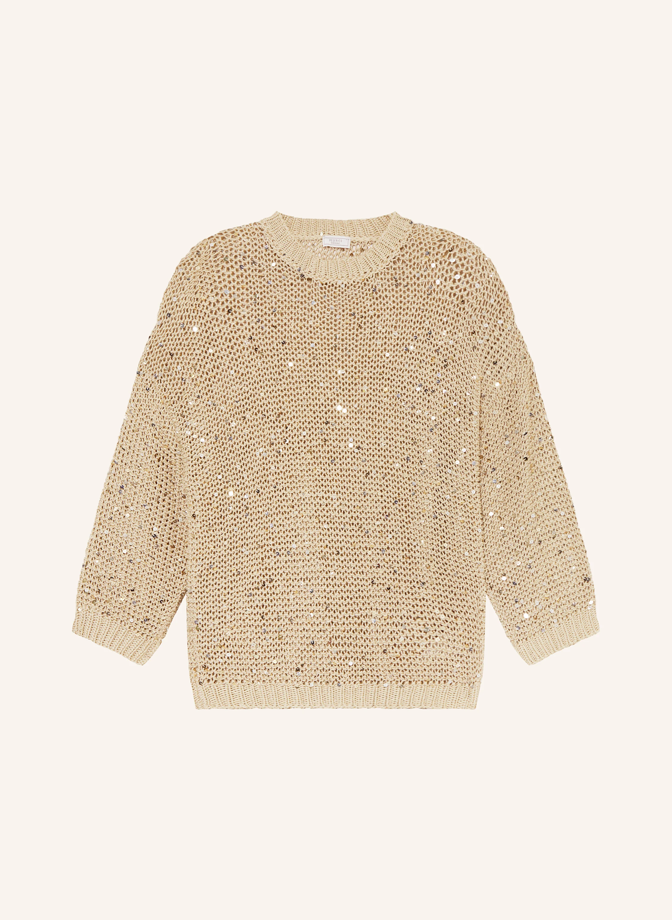 PESERICO Pullover mit Pailletten