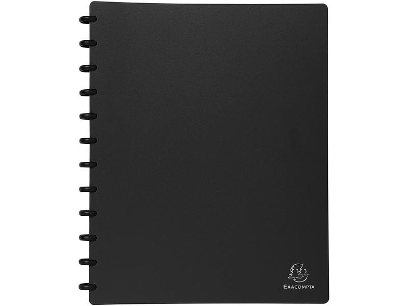 Exacompta Sichtbuch A4 Schwarz Sichtmappe
