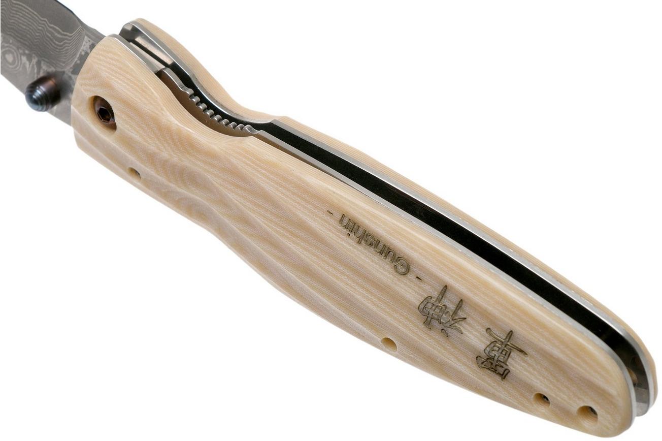 Mcusta MC-0185D Sengoku Uesugi Kenshin, white micarta, herenmes