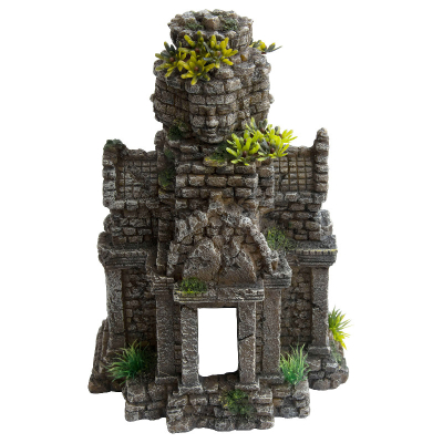 Deep Sea Aquariumdekoration Tempel 20x18x28cm