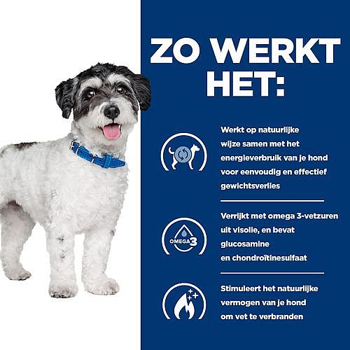 Hill's Prescription Diet Metabolic + Mobility Mini Weight Management hondenvoer met Kip | 6 kg | 12265.1