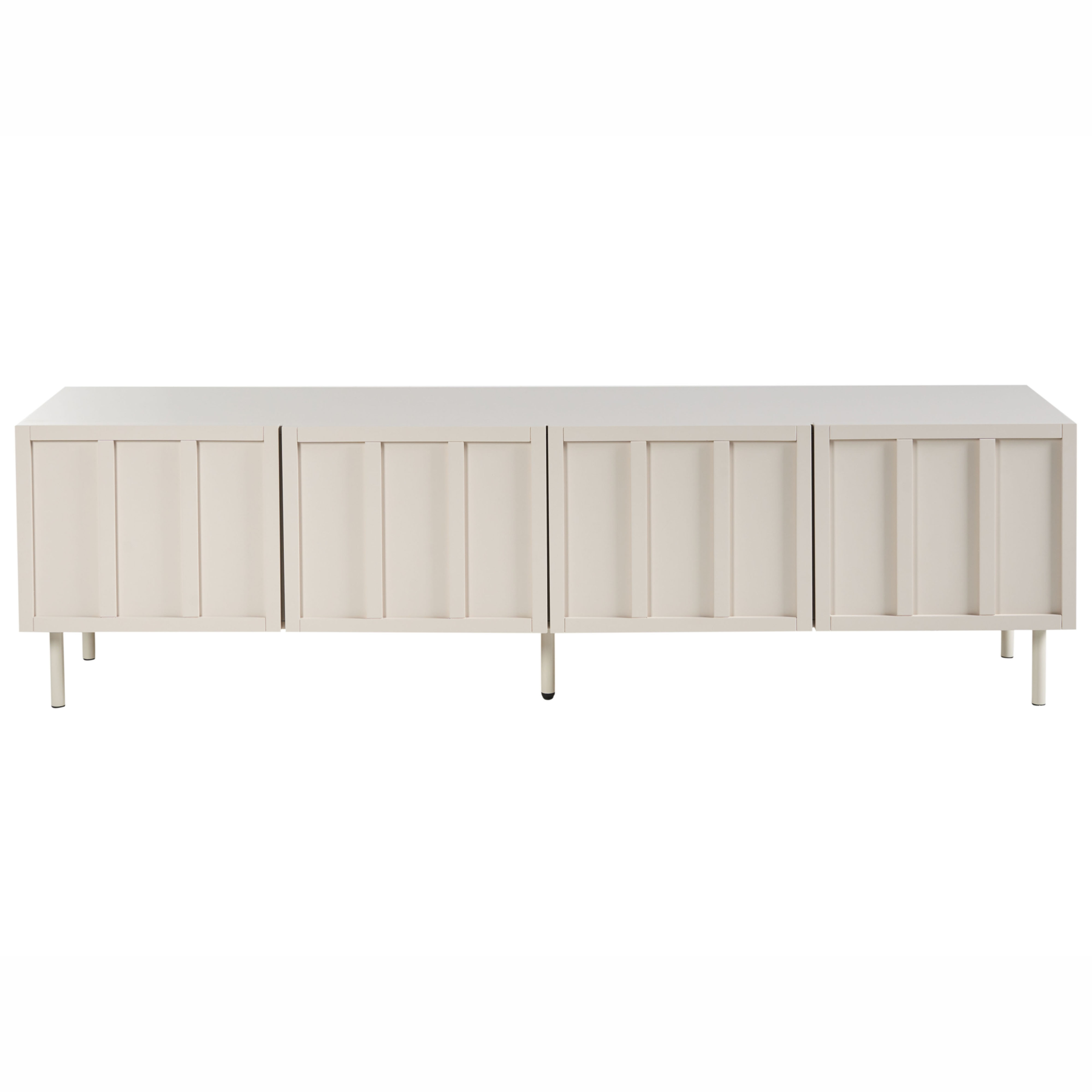 Beliani - CLUNES - TV-meubel - Lichtbeige - MDF