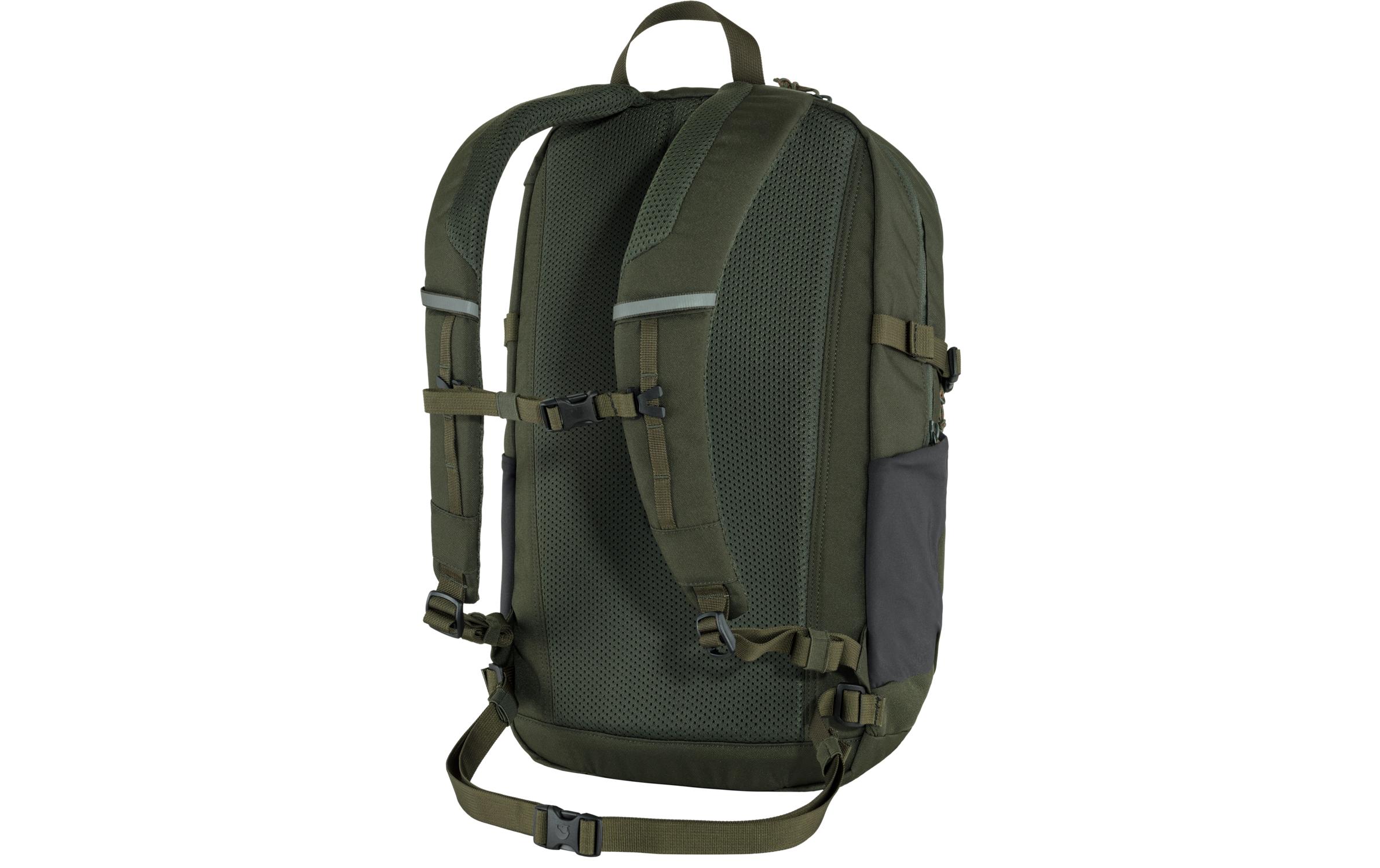 Freizeitrucksack Skule 28 l, DunkelgrünLaptop-Rucksack aus wasserabweisendem Material