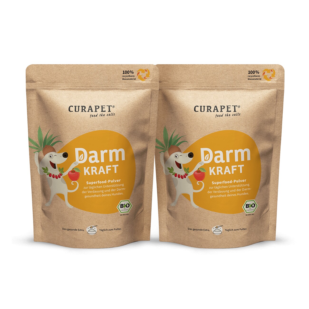 CURAPET Bio Verdauungspulver mit Prä- und Probiotika - DarmKraft 200g