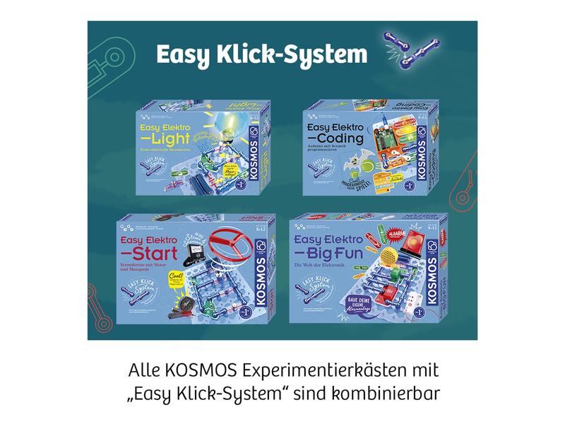 Kosmos Experimentierkasten Easy Elektro – Start Stromkreise mit Motor und Messgerät