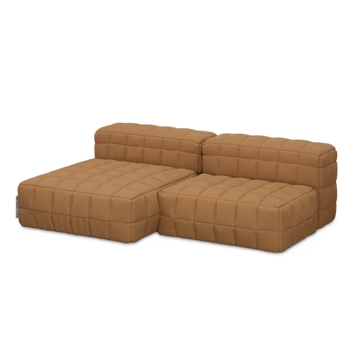 OUT Objekte unserer Tage - Henn Sofa 01, 210 x 140 cm, cognac (Haku 0351 by Kvadrat)